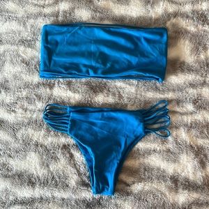 Mikoh swimwear blue bikini